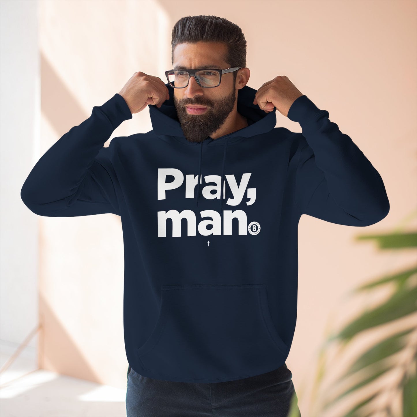 Pray, Man Fleece Hoodie