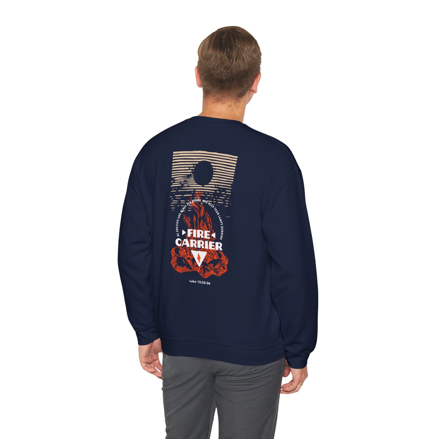 Stoked Double Sided Heavy Blend Crewneck Sweatshirt