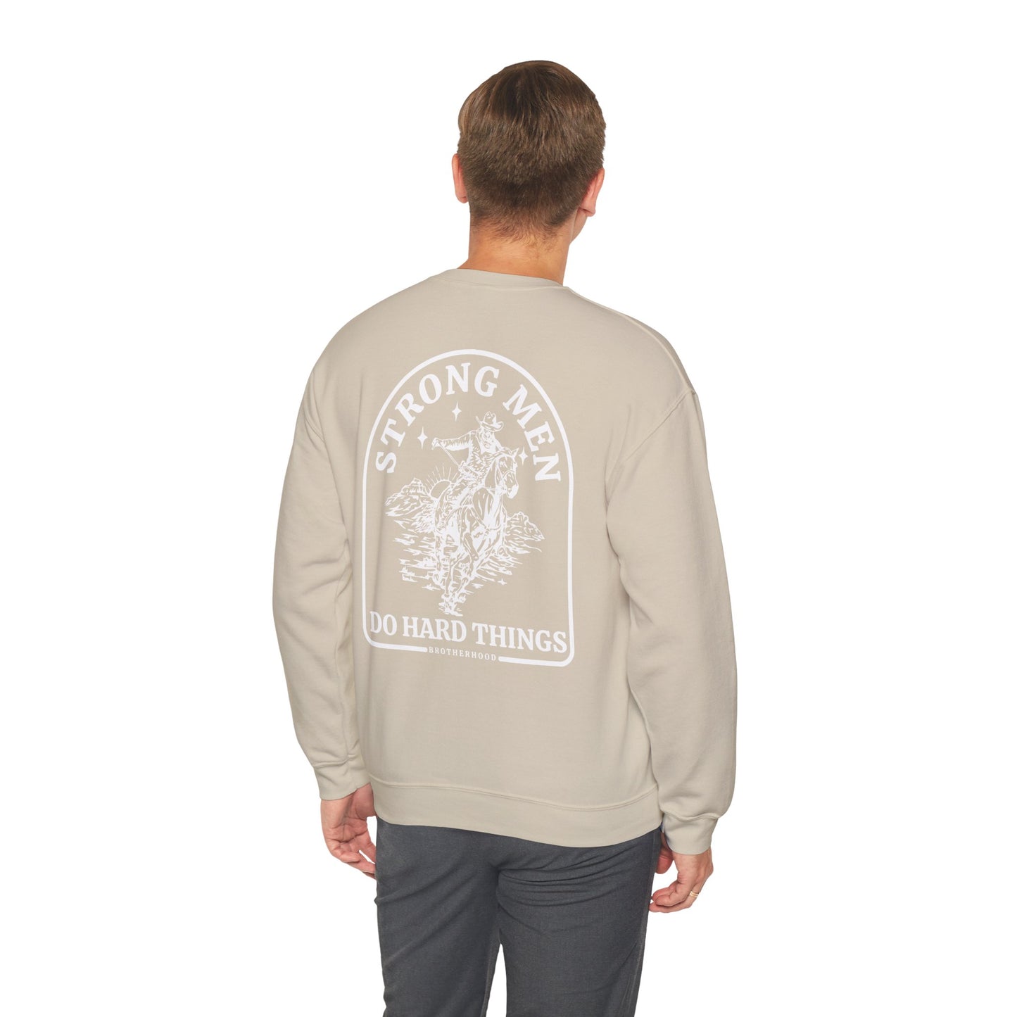 Strong Men Do Hard Things Heavy Blend™ Crewneck Sweatshirt
