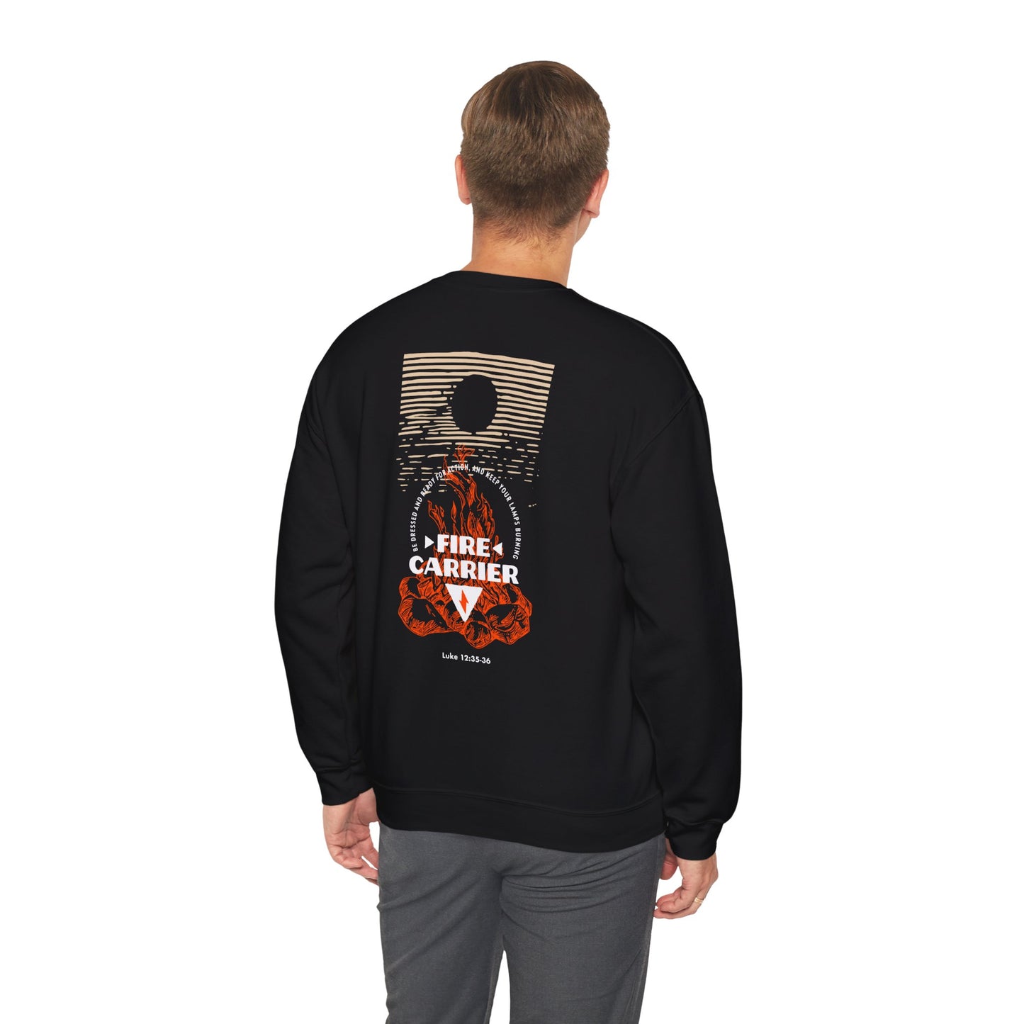 Stoked Double Sided Heavy Blend Crewneck Sweatshirt