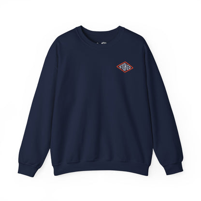Stoked Double Sided Heavy Blend Crewneck Sweatshirt