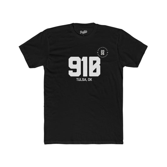 918 Tulsa, OK Unisex Cotton Crew Tee