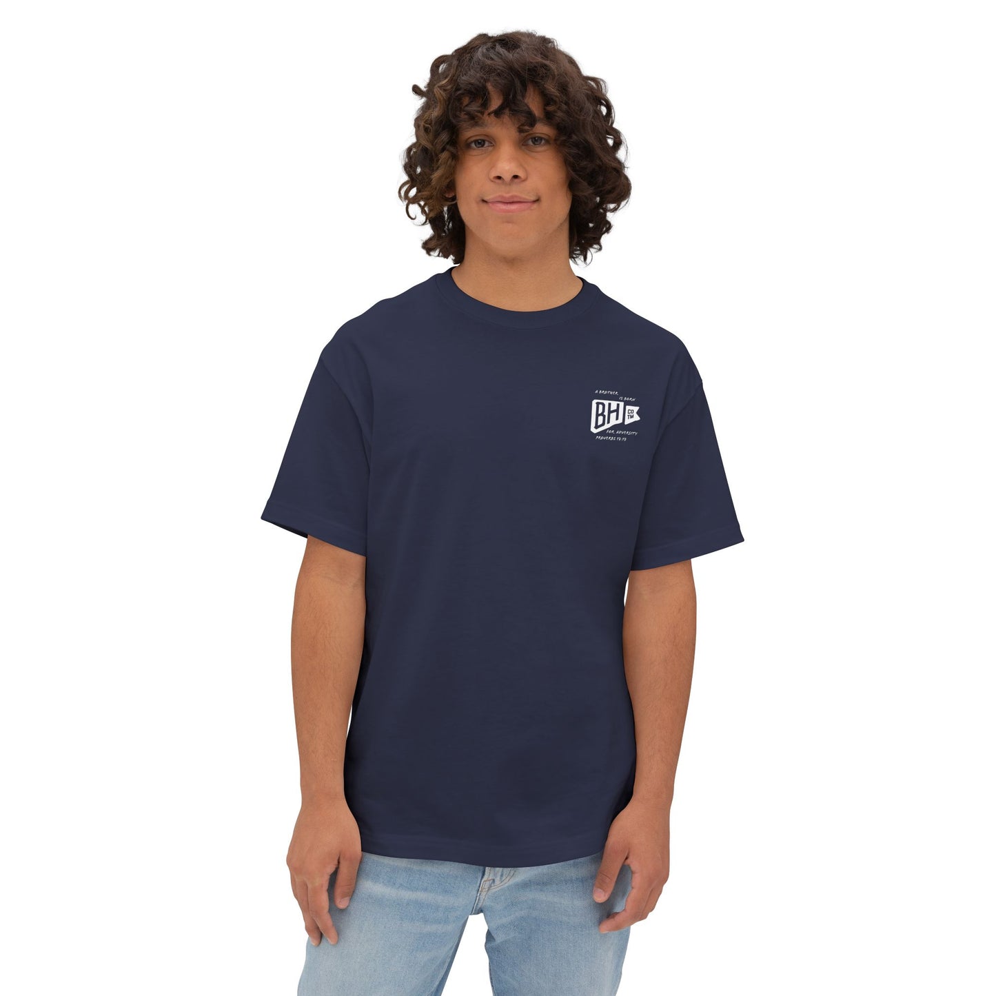Strong Men Do Hard Things Oversized Boxy Tee