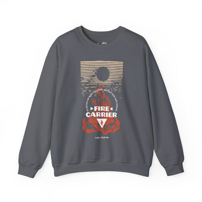 Fire Carrier Single Sided Heavy Blend Crewneck Sweatshirt