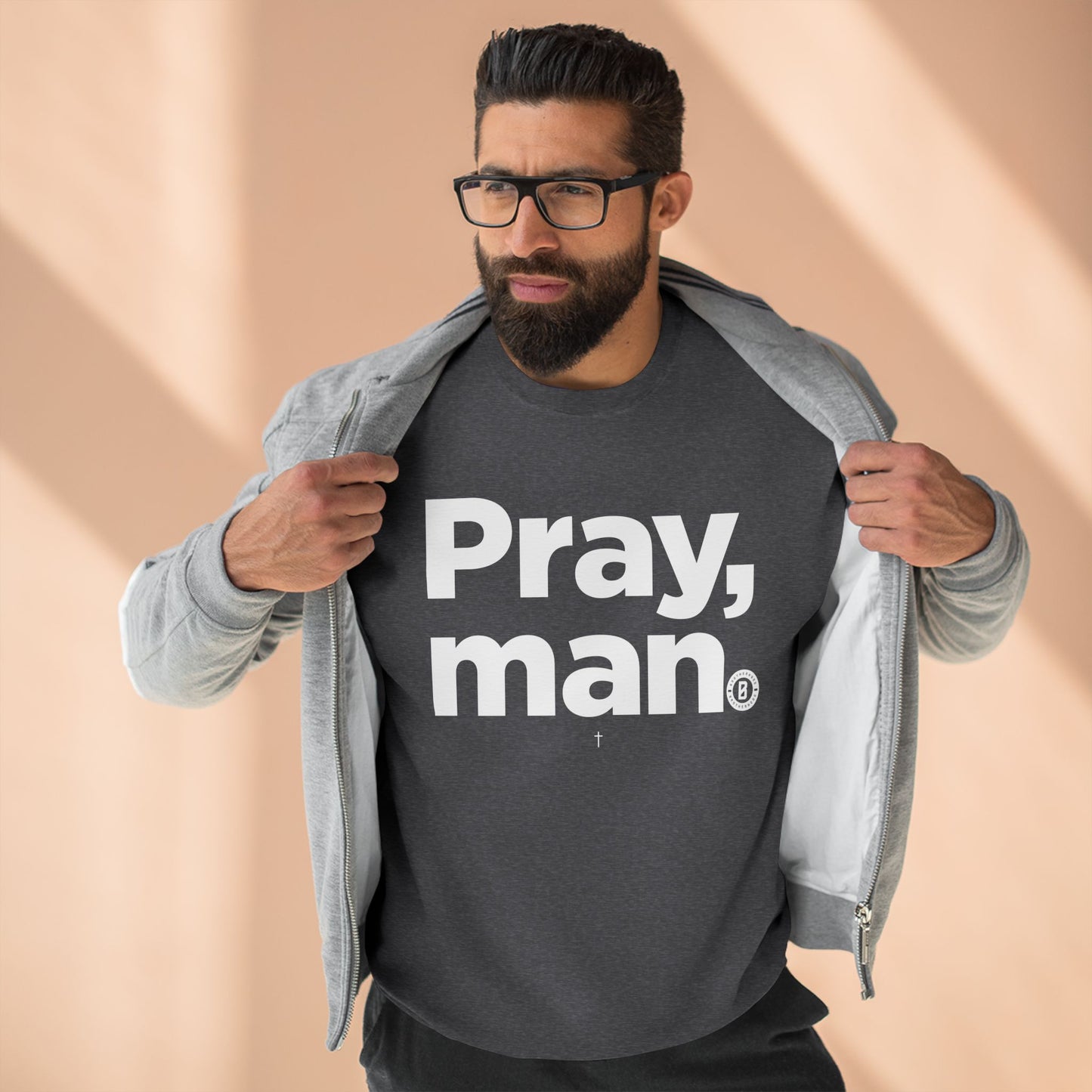 "Pray, man"  Crewneck Sweatshirt