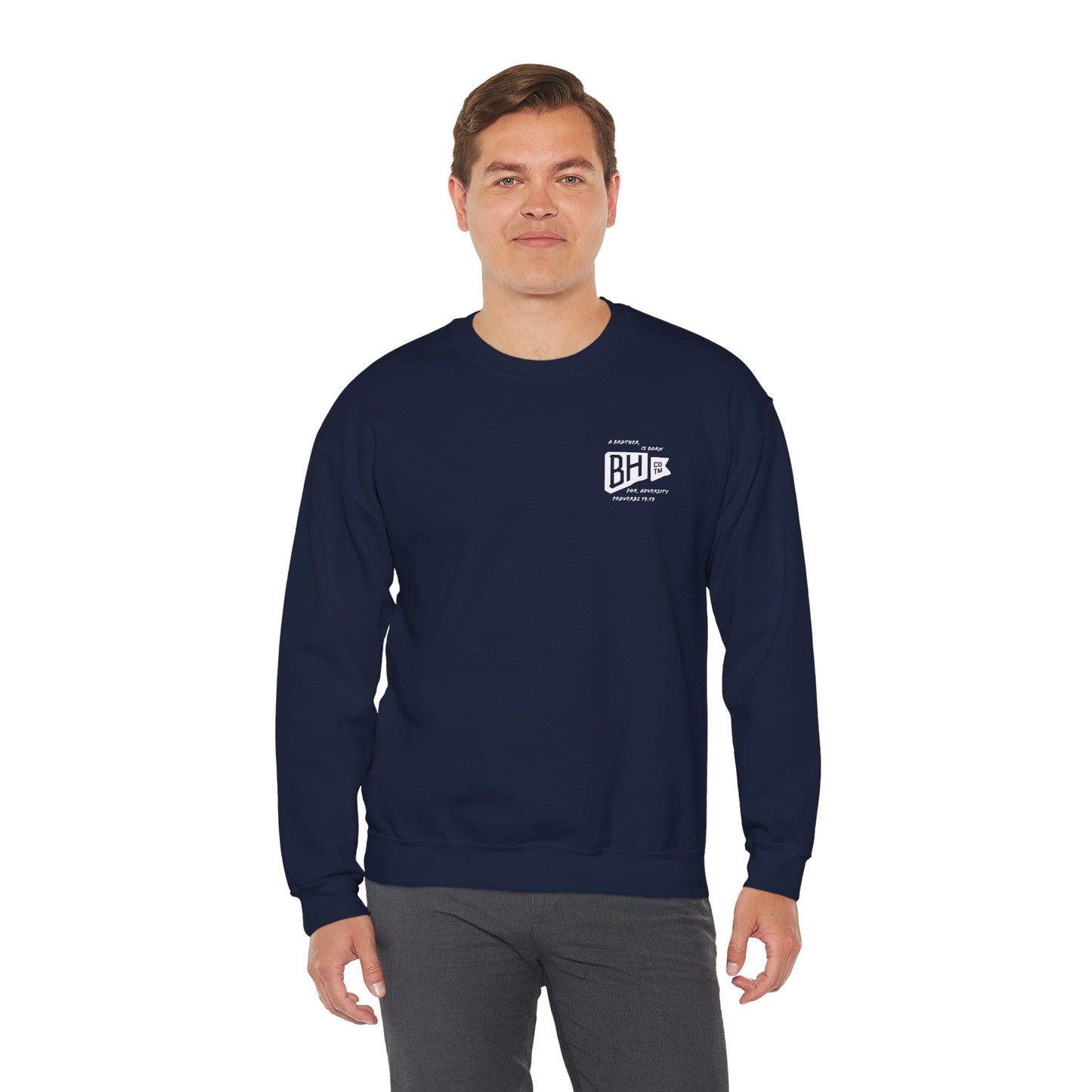 Strong Men Do Hard Things Heavy Blend™ Crewneck Sweatshirt