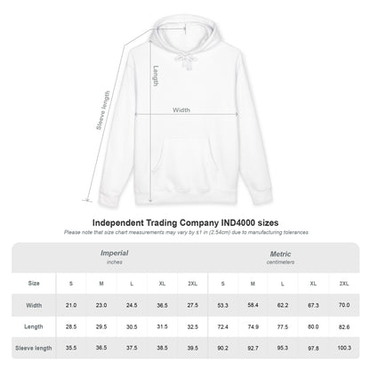Strong Men Do Hard Things Heavyweight Hooded Sweatshirt