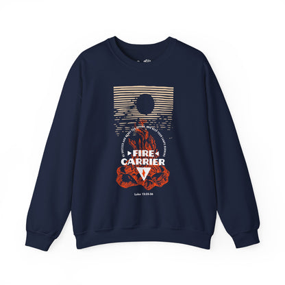 Fire Carrier Single Sided Heavy Blend Crewneck Sweatshirt