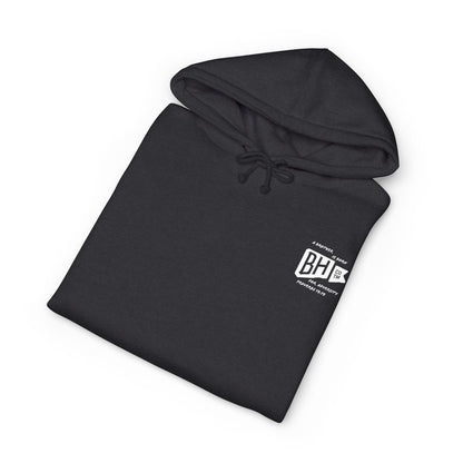 Strong Men Do Hard Things Heavyweight Hooded Sweatshirt