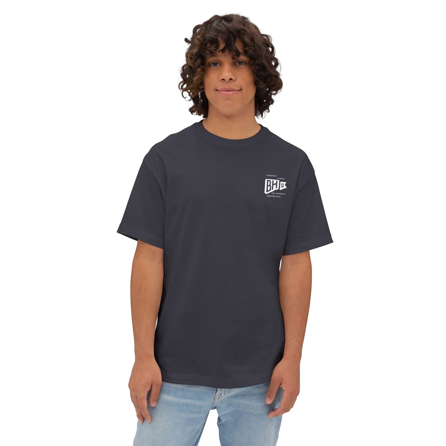 Strong Men Do Hard Things Oversized Boxy Tee