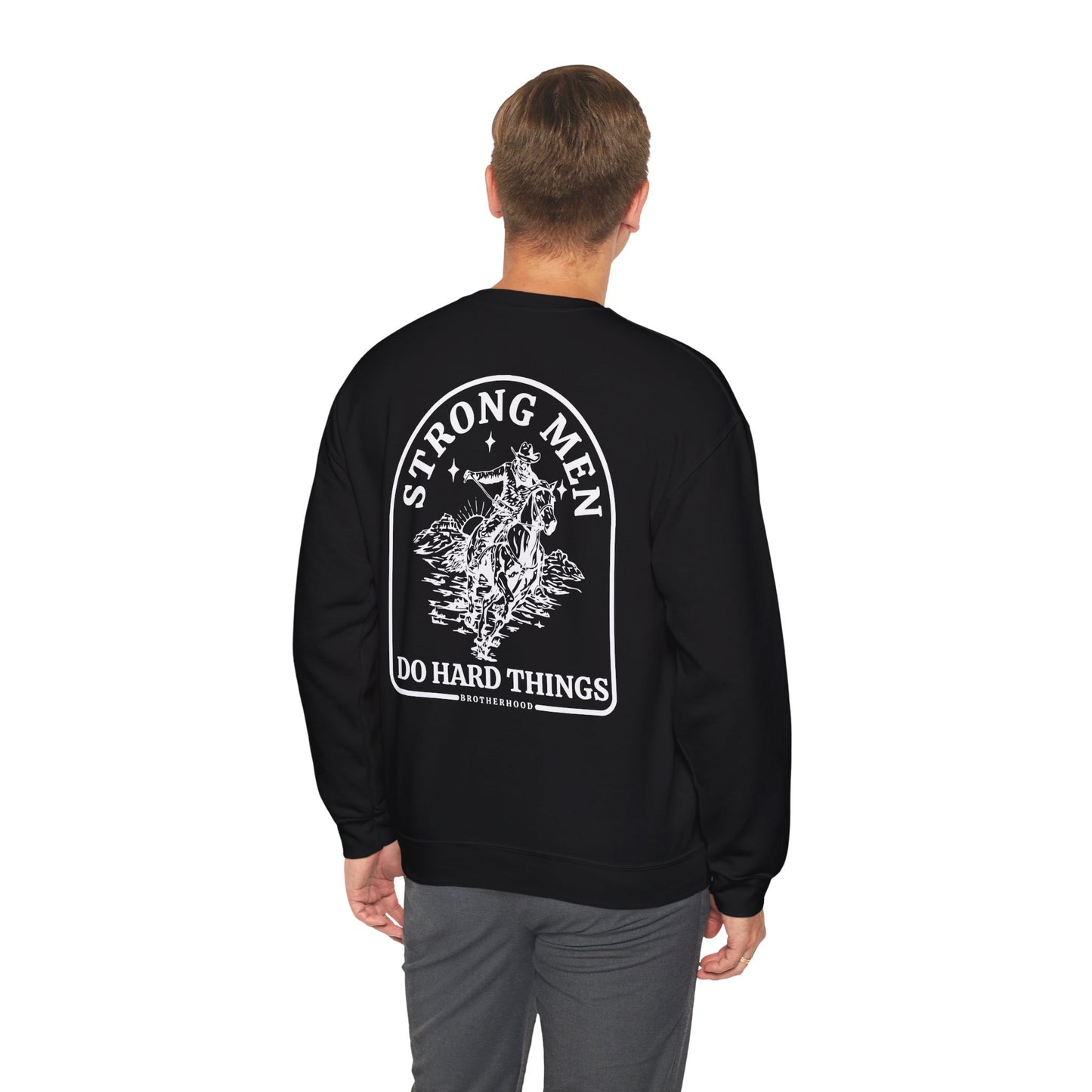 Strong Men Do Hard Things Heavy Blend™ Crewneck Sweatshirt