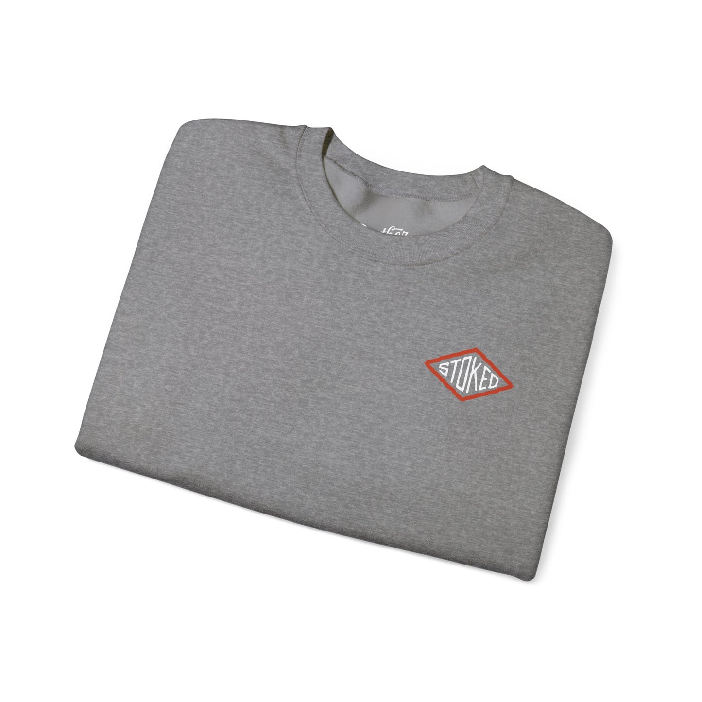 Stoked Double Sided Heavy Blend Crewneck Sweatshirt