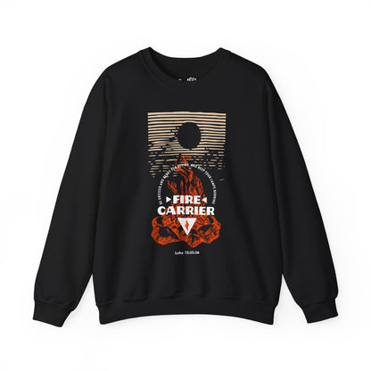 Fire Carrier Single Sided Heavy Blend Crewneck Sweatshirt