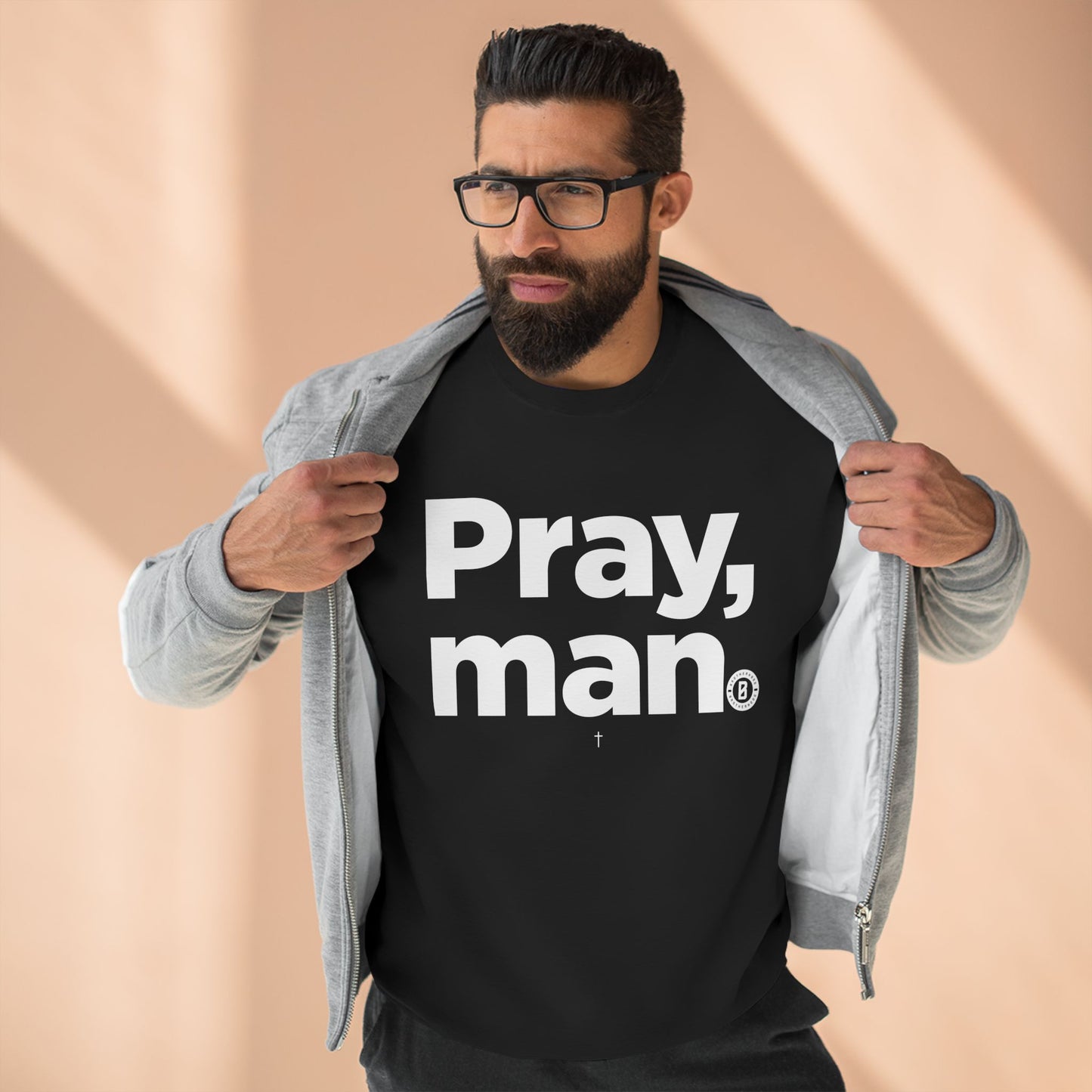 "Pray, man"  Crewneck Sweatshirt