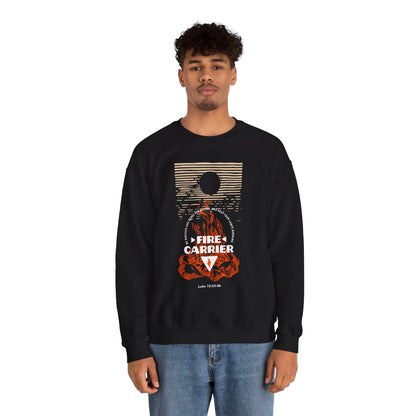 Fire Carrier Single Sided Heavy Blend Crewneck Sweatshirt