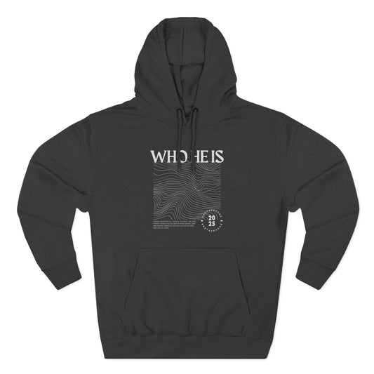 Who He Is Three-Panel Fleece Hoodie | Stylish Warmth for All Seasons