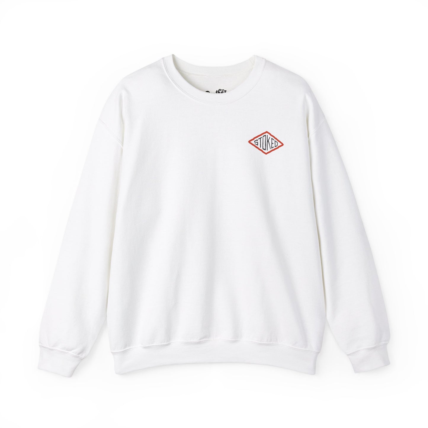 Stoked Double Sided Heavy Blend Crewneck Sweatshirt