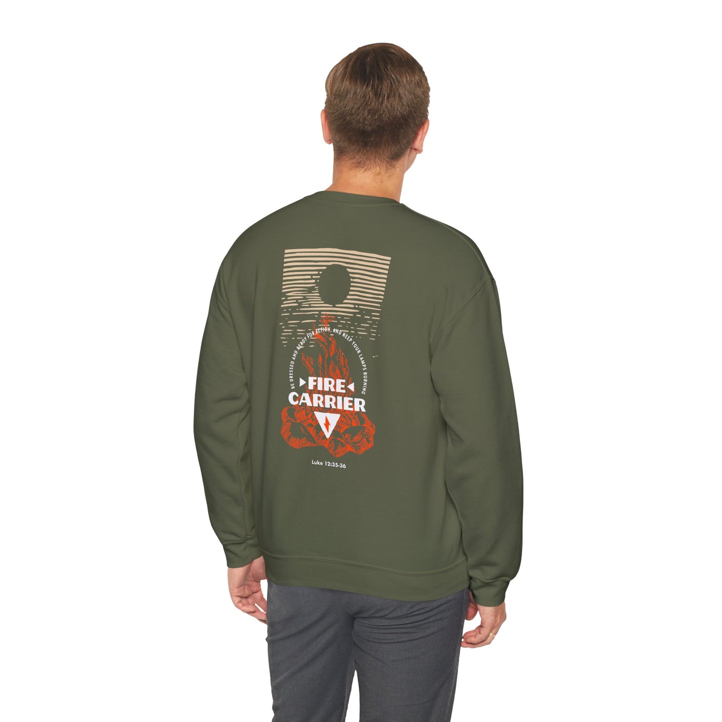 Stoked Double Sided Heavy Blend Crewneck Sweatshirt
